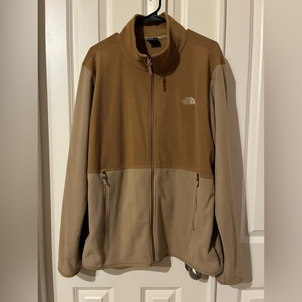 The North Face Men's Tan and Brown Performance Jacket
